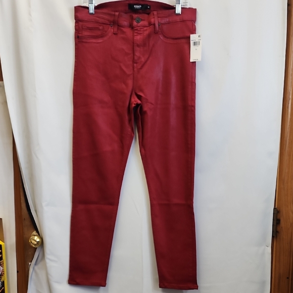 (0334) Hudson Jeans Women's Super Skinny Red - Picture 1 of 10